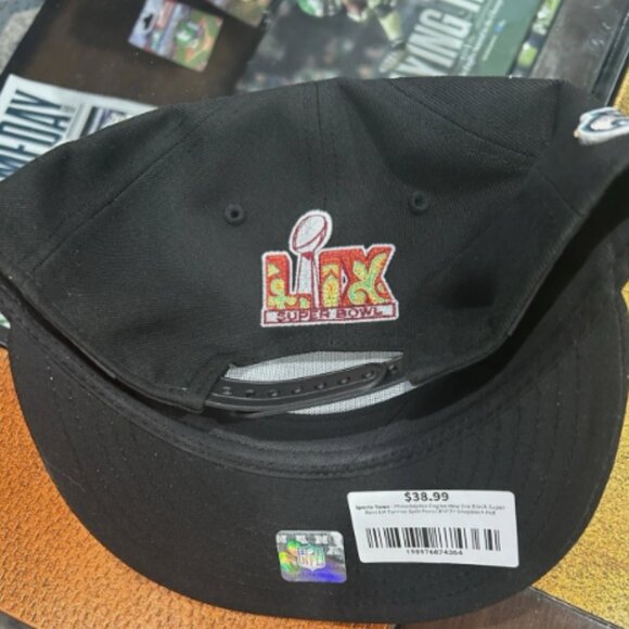 Share Philadelphia Eagles Super Bowl 59 LIX Tarmac Split Panel 9FIFTY New Orlean - Picture 2 of 2